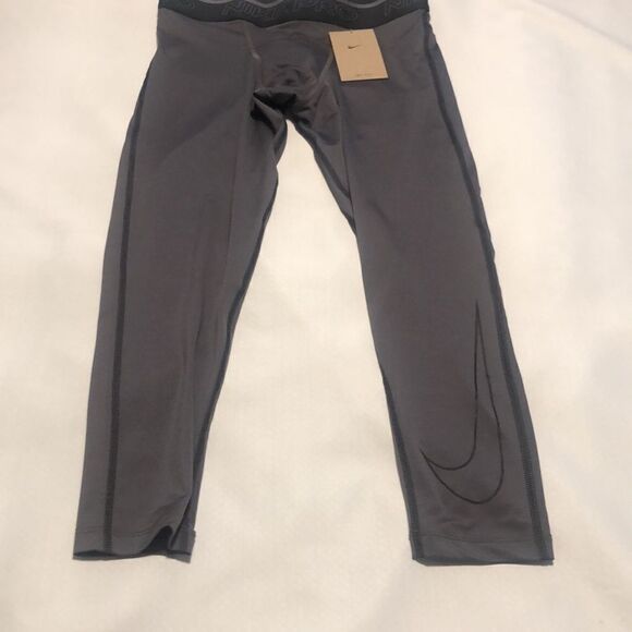 Nike Tights Mens Medium Gray - Picture 3 of 3
